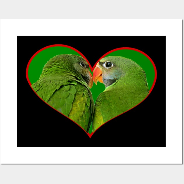 birds in heart Wall Art by Gynstyle